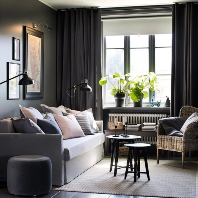 dark living room ikea dark living room ikea