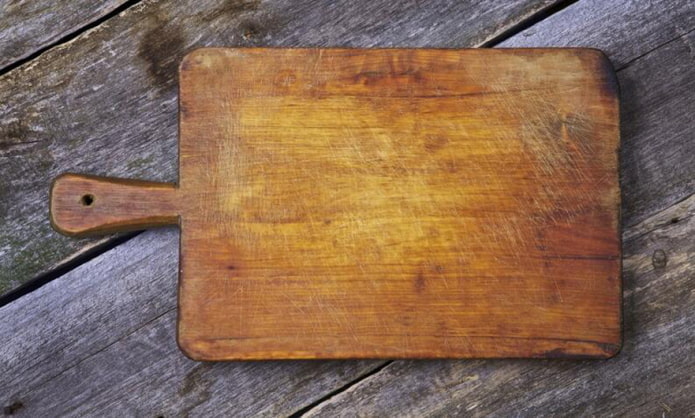 Scratched board Scratched board