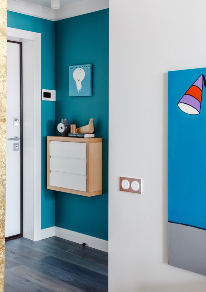 Hanging bedside table