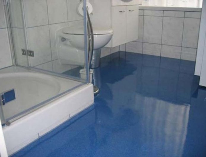 decorative bathroom floor