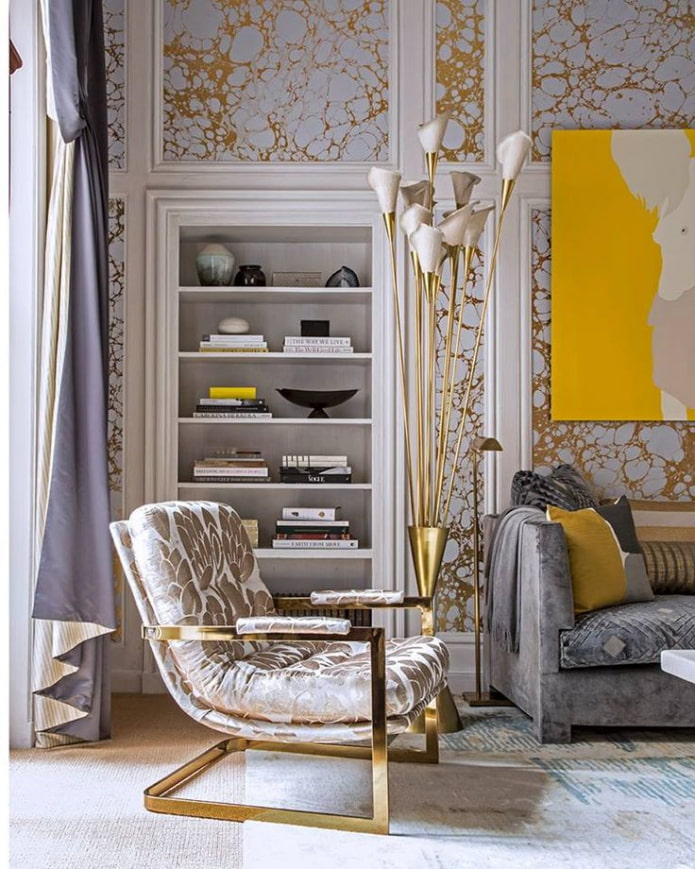 bright picture in the living room