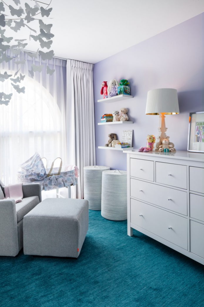 nursery in pastel colors