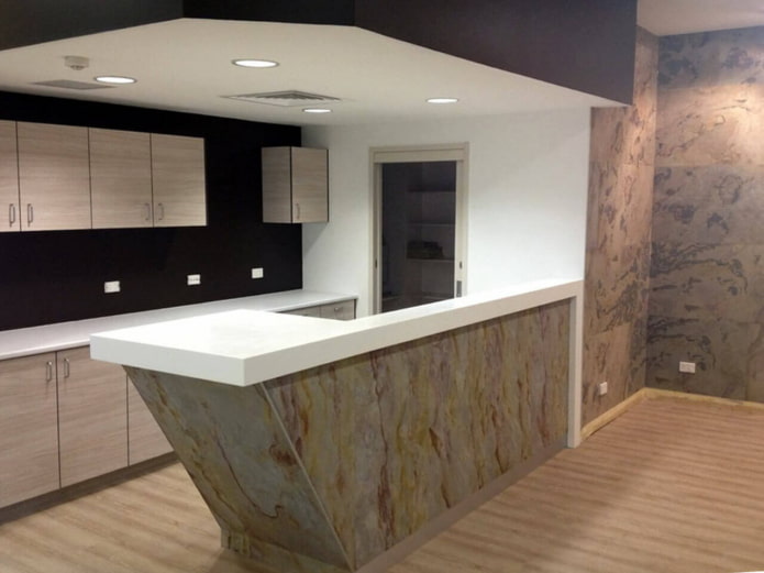 bar counter made of stone bar counter made of stone