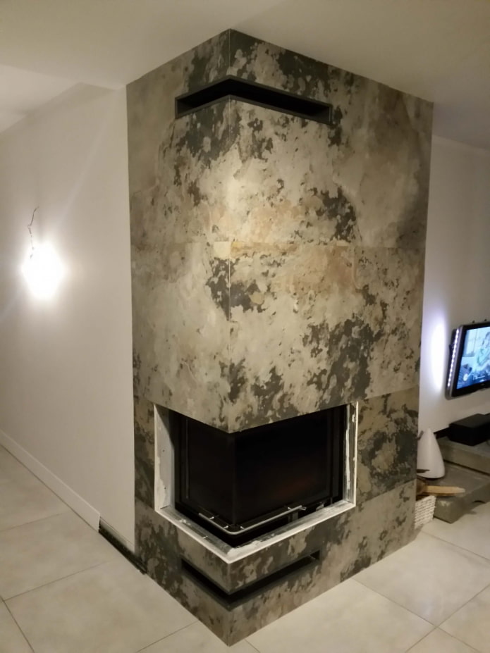 flexible stone fireplace flexible stone fireplace