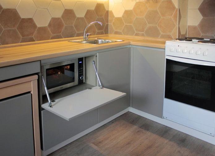 Microwave under the countertop Microwave under the countertop