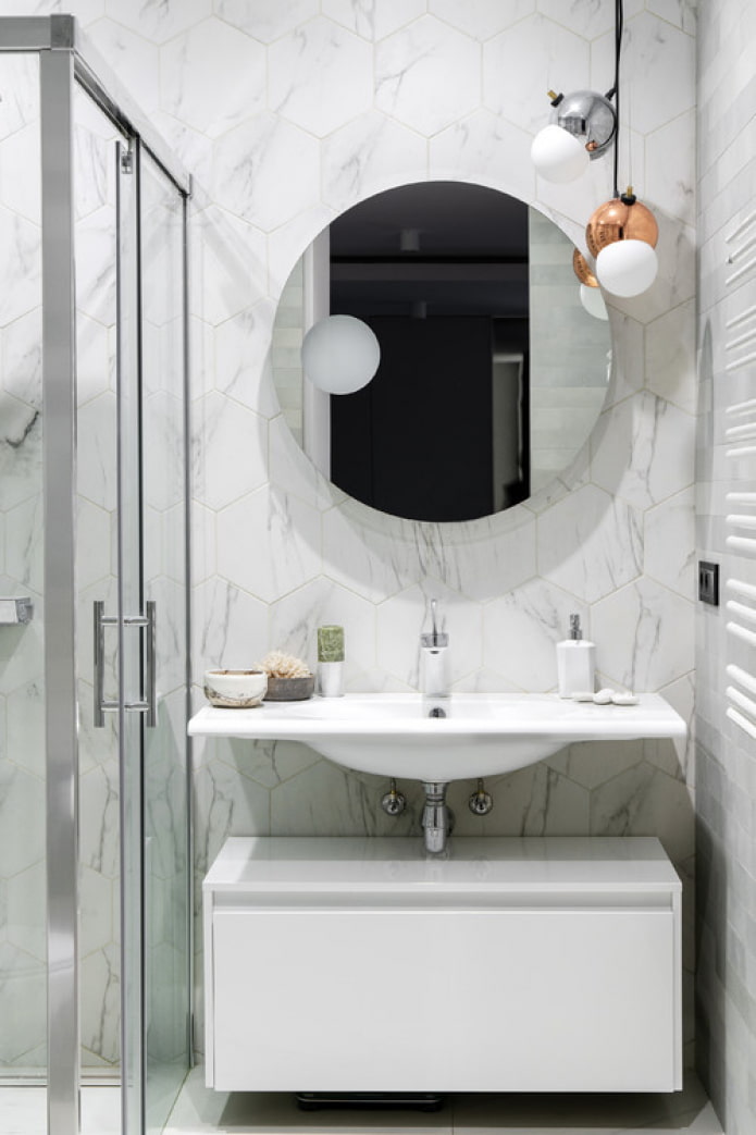 marble tiles of unusual shape marble tiles of unusual shape