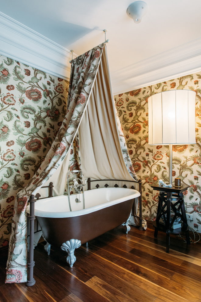 Curtain for freestanding bathroom Curtain for freestanding bathroom