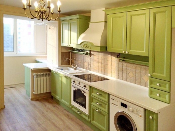 dome hood in the kitchen