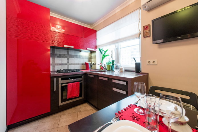 combination of wenge with red