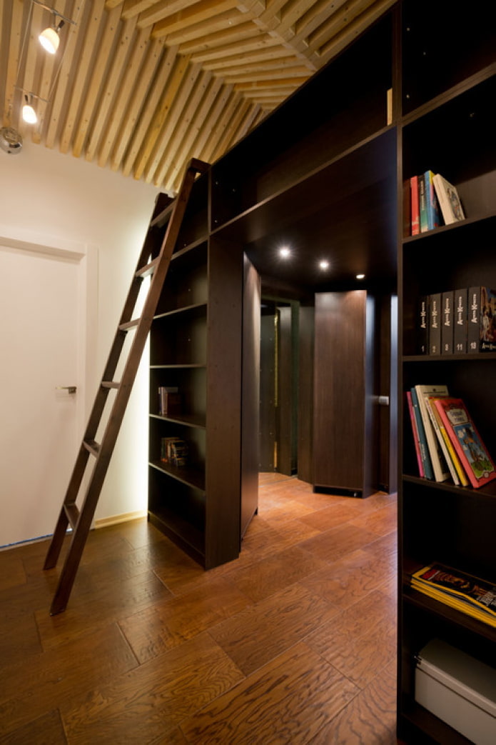 combination of wenge with light wood