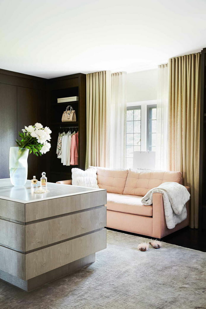 combination of wenge with beige