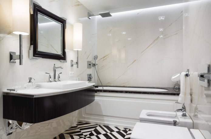 classic style in the bathroom