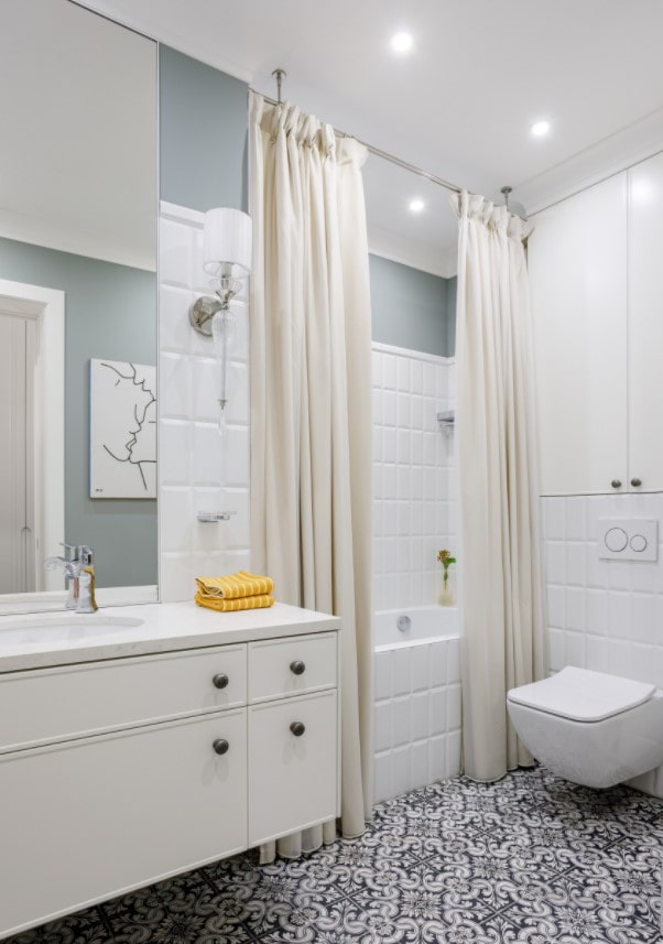 modern scandi bathroom