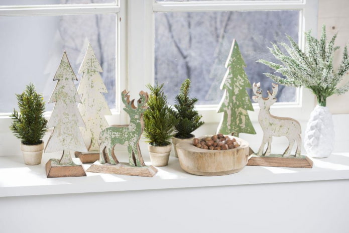 Wooden Christmas trees Wooden Christmas trees