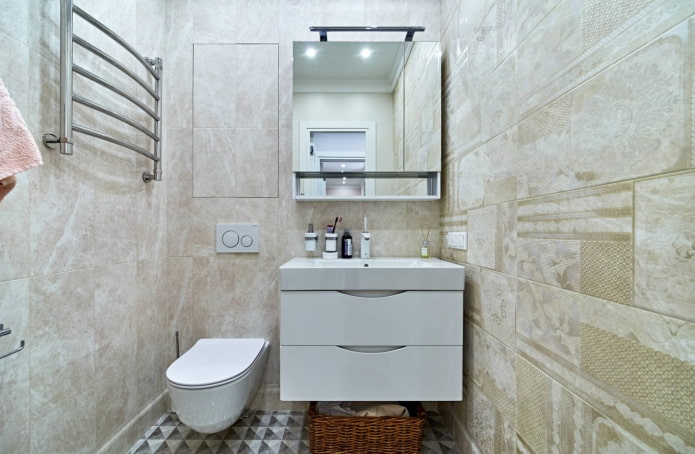 wall-hung toilet in a narrow bathroom wall-hung toilet in a narrow bathroom