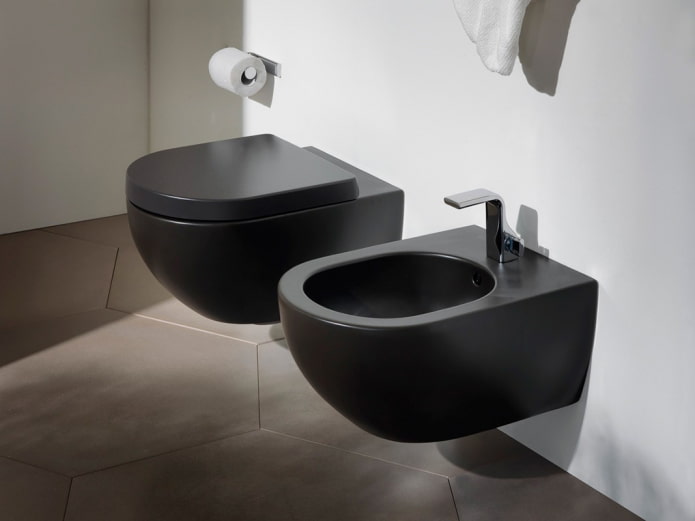 black toilet black toilet