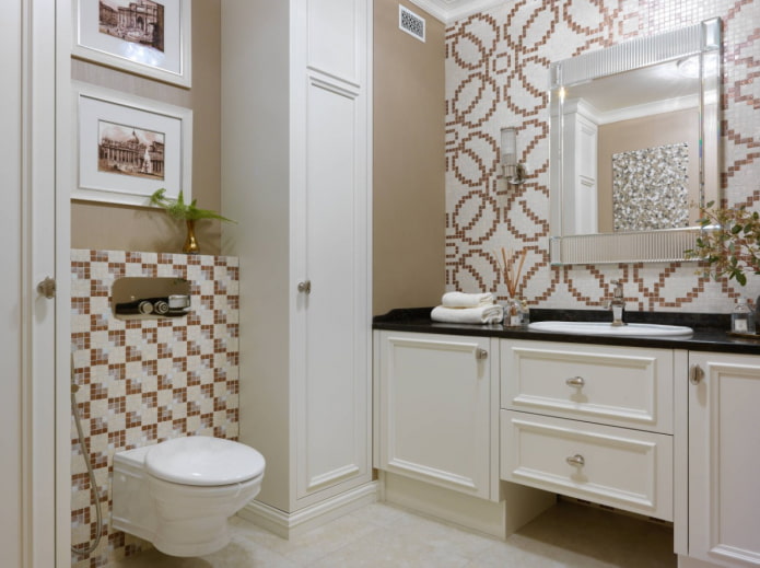 wall-hung toilet in a classic style wall-hung toilet in a classic style