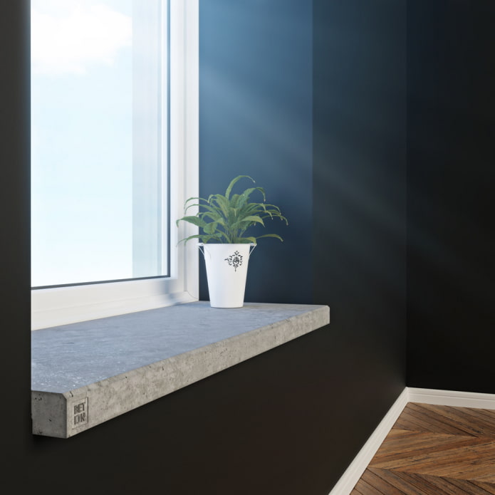 concrete sill