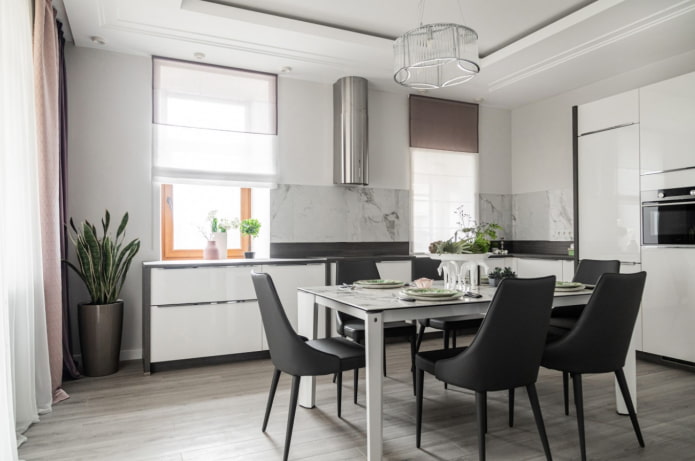 kitchen with two windows kitchen with two windows