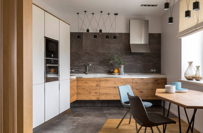 light in the kitchen