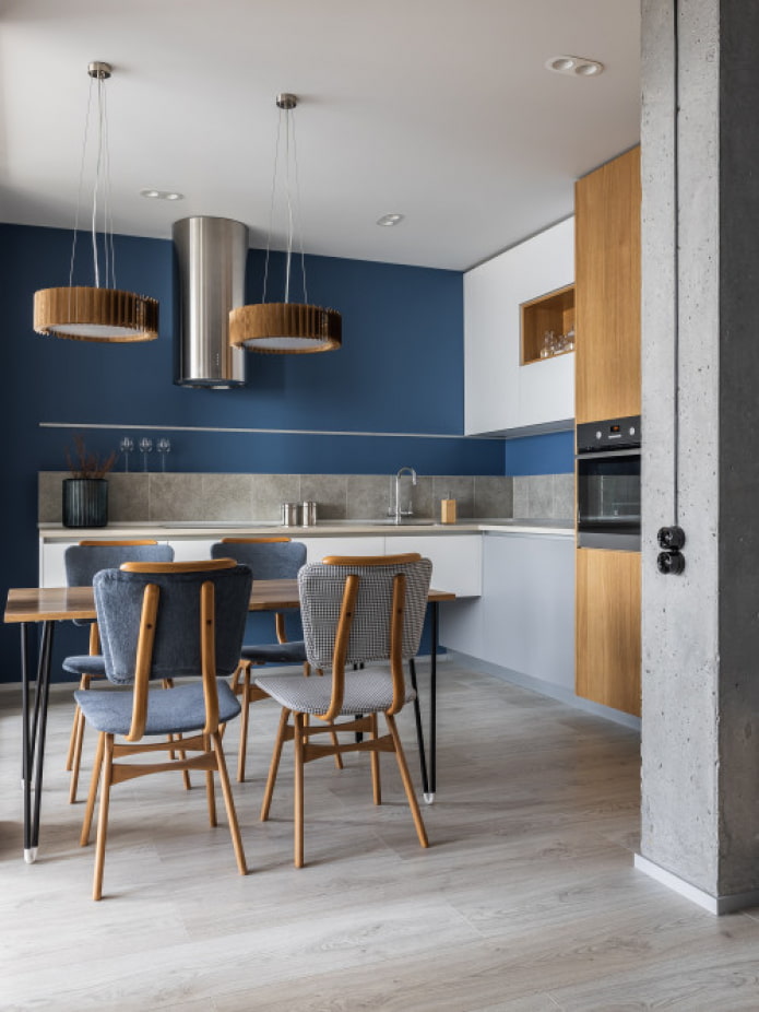 kitchen without upper cabinets