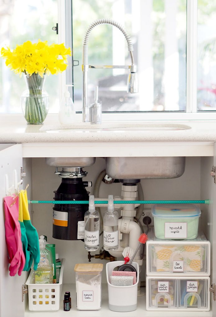 Bar under the sink Bar under the sink