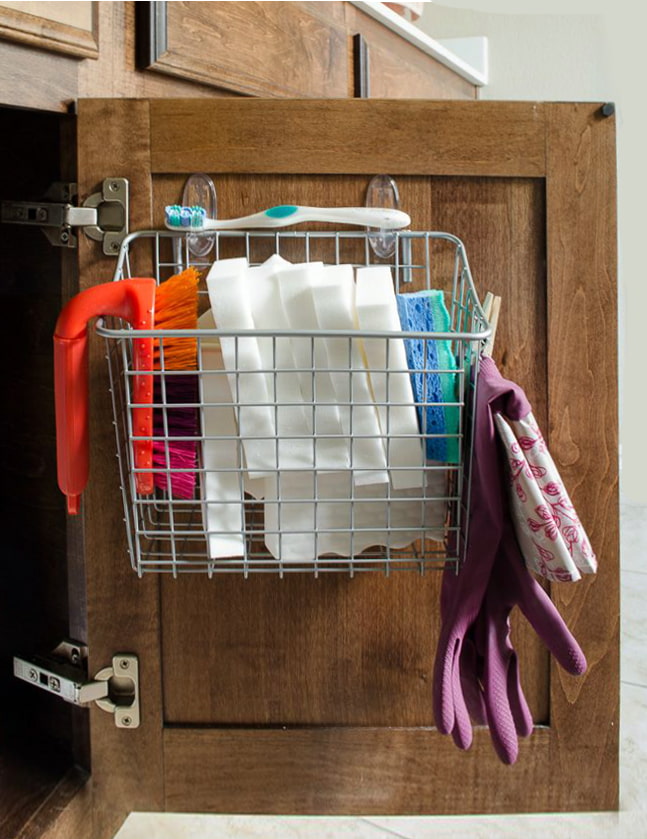 mesh basket on the door mesh basket on the door