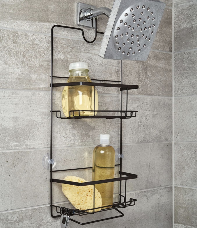 shampoo and gel in identical bottles on the shelf shampoo and gel in identical bottles on the shelf