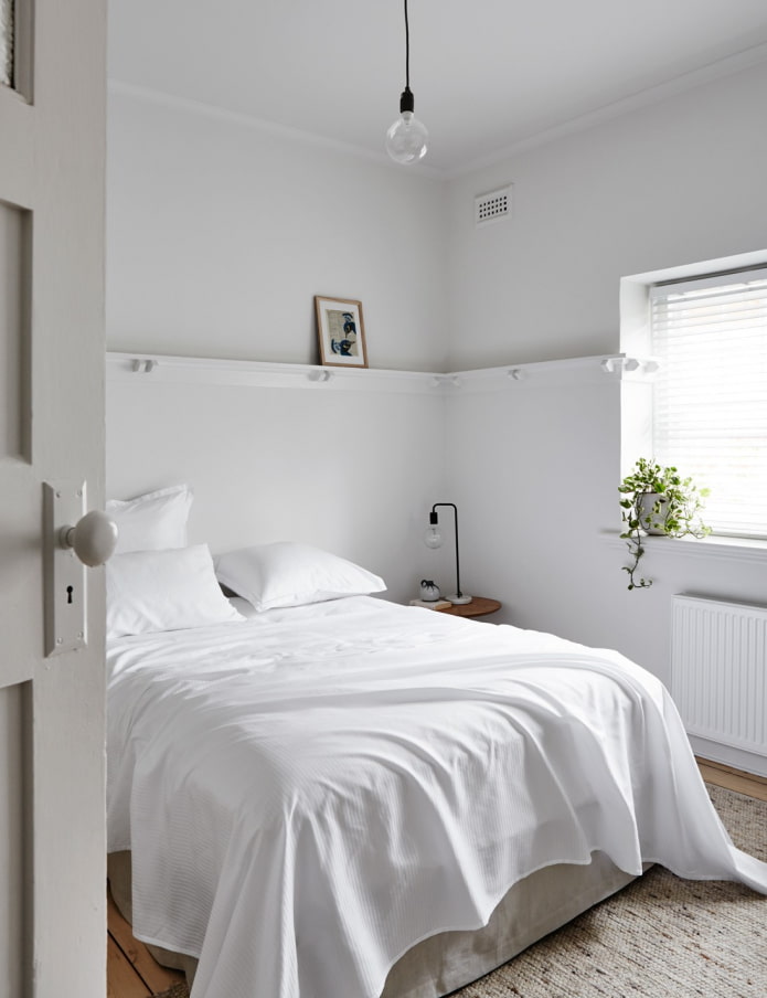 bedroom without decor