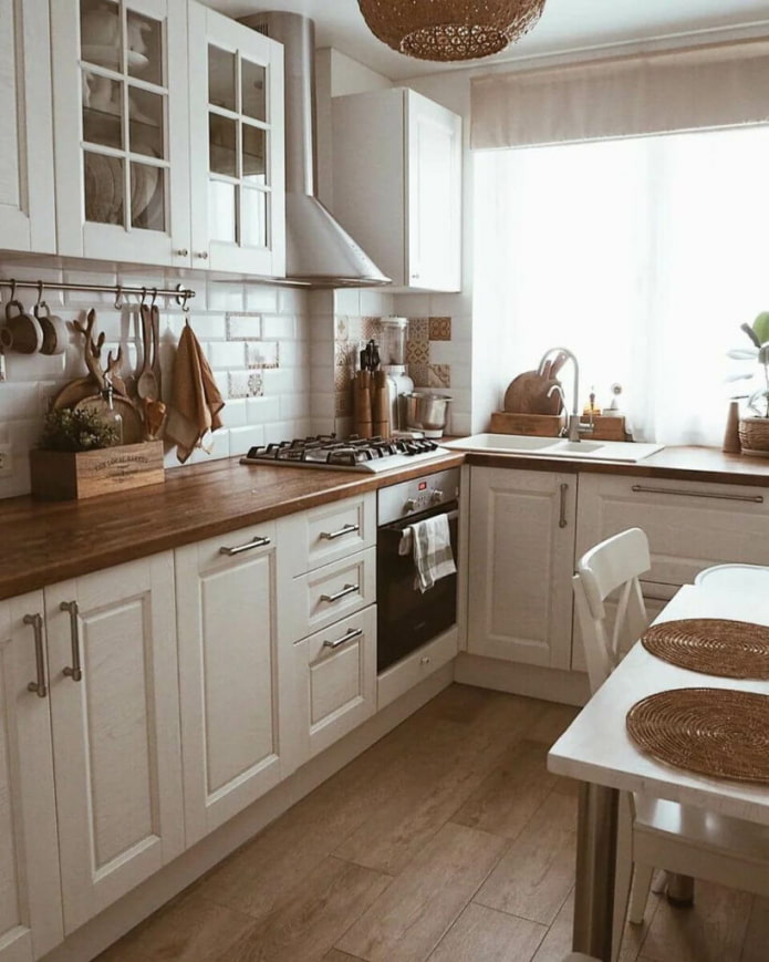 scandinavian kitchen with sink by the window scandinavian kitchen with sink by the window
