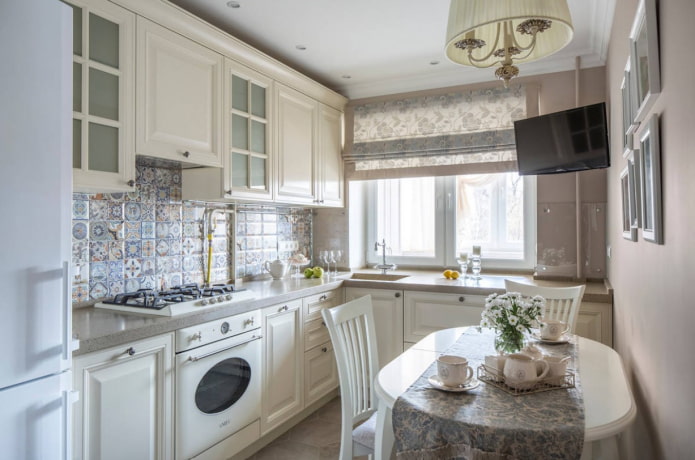 kitchen appliances in classic style