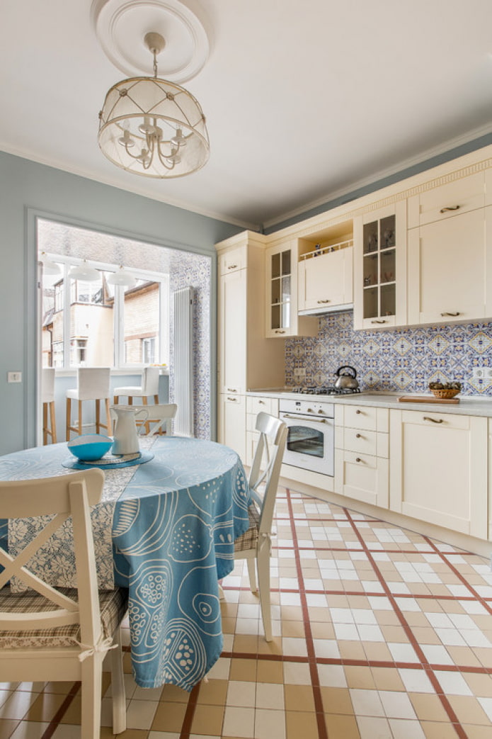 stove for beige kitchen