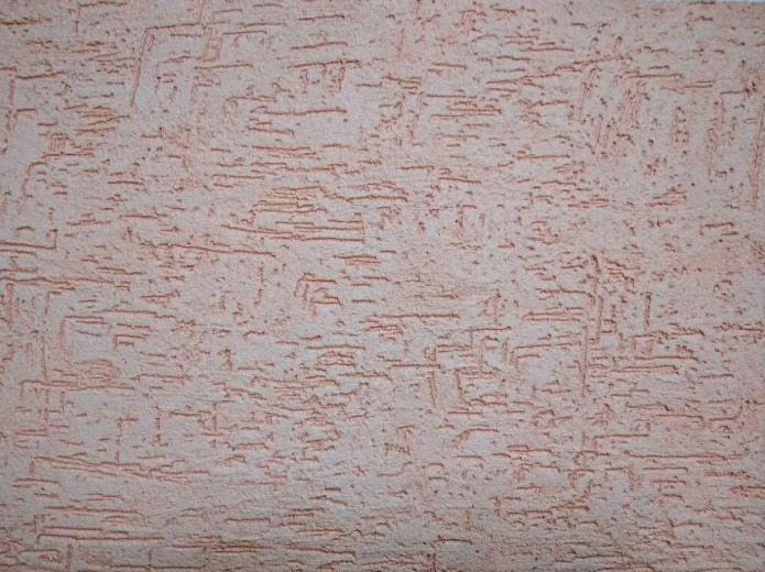 peach decorative plaster