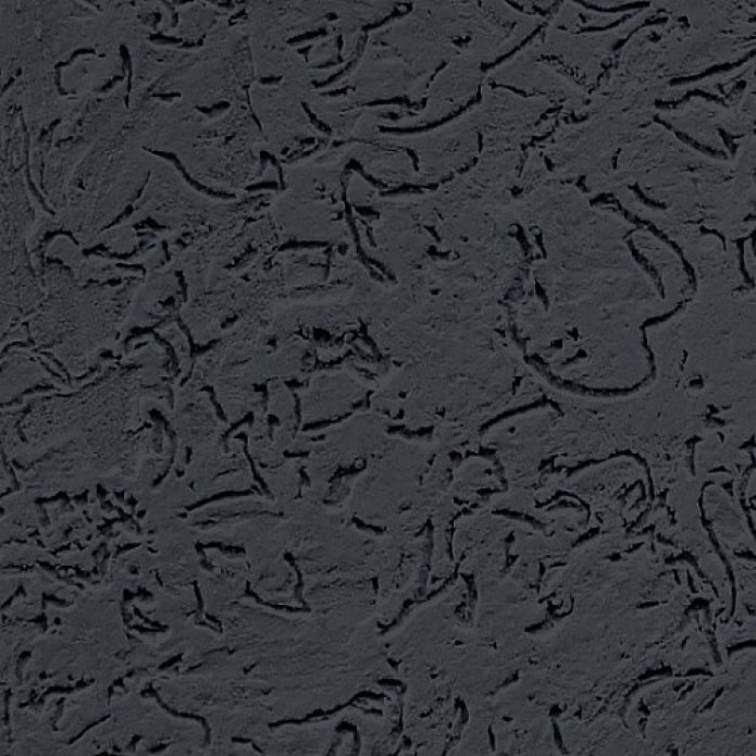 black decorative plaster
