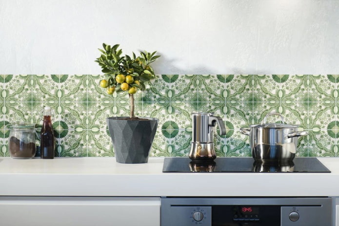 Apron with stickers Apron with stickers