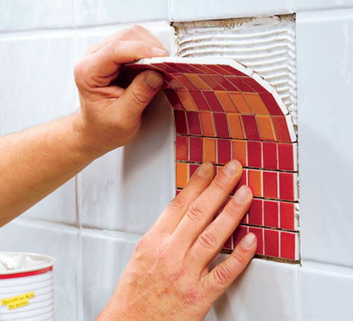 Mosaic restoration Mosaic restoration