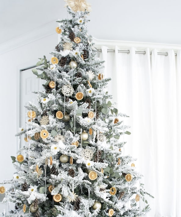 Eco-tree in the snow