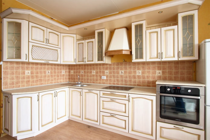 corner kitchen with patina corner kitchen with patina