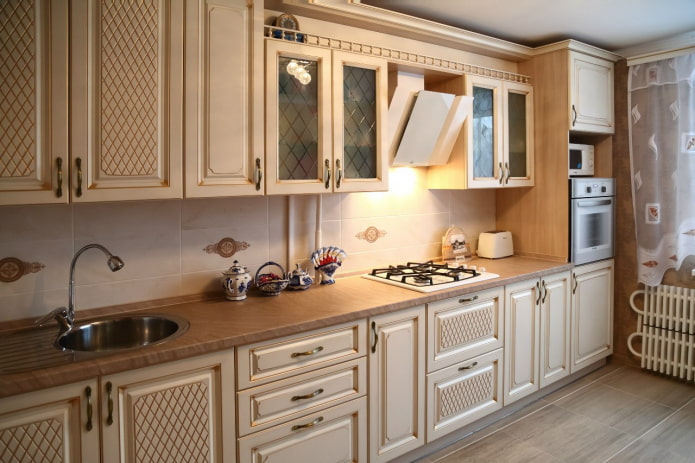 fronts with a grate for the kitchen fronts with a grate for the kitchen