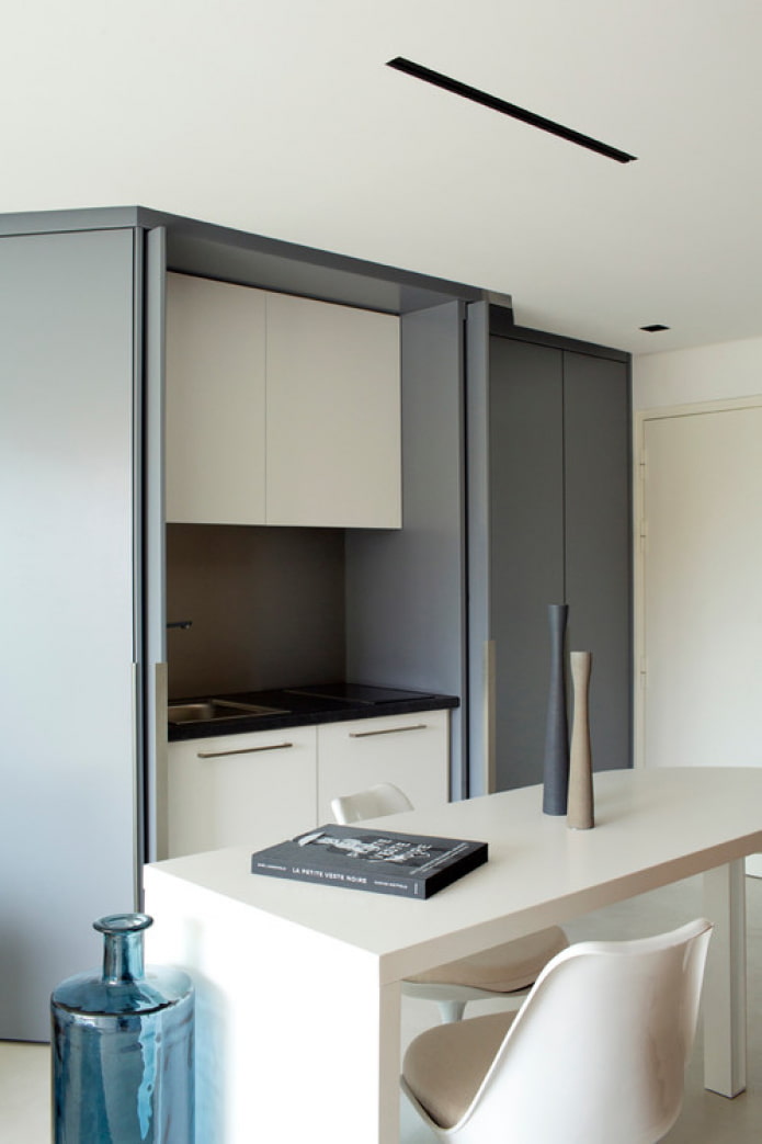 kitchen behind sliding doors kitchen behind sliding doors