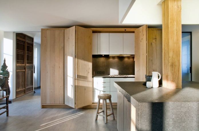 invisible kitchen with an island invisible kitchen with an island