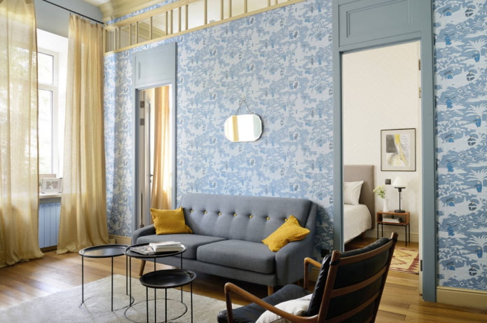 two doors to the bedroom from the hall