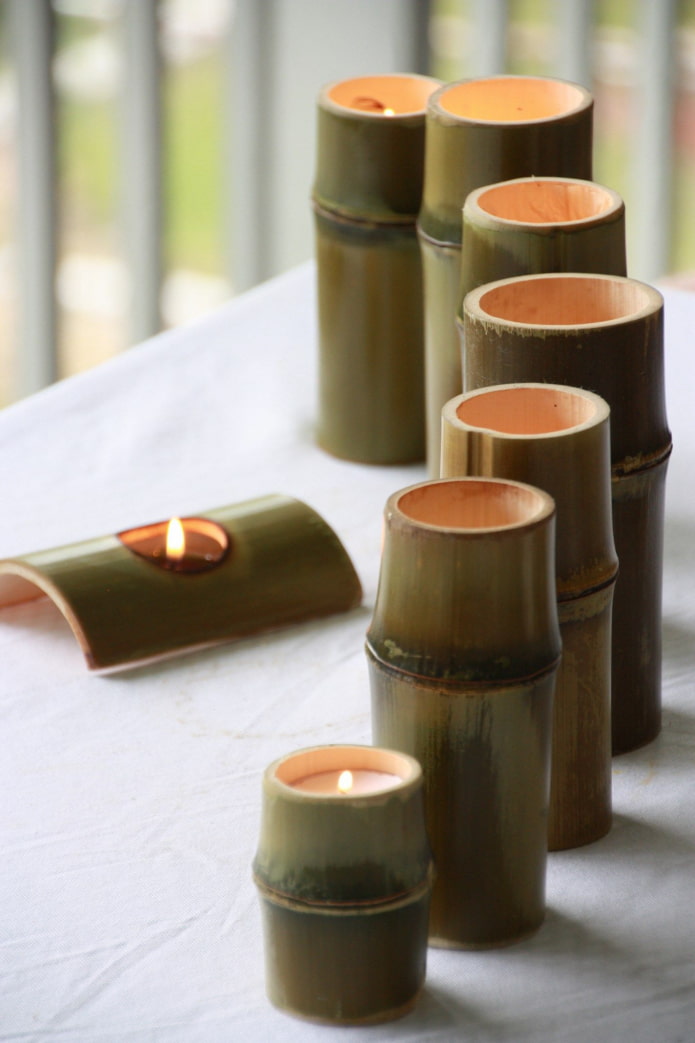 bamboo candlesticks bamboo candlesticks