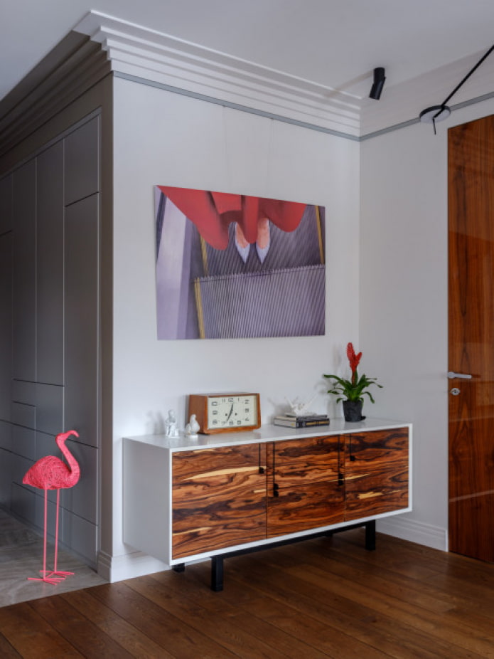 clock in the living room