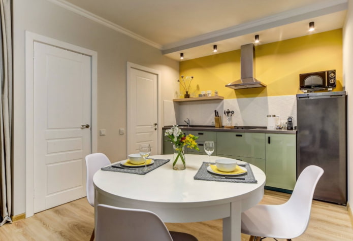 light wood on the floor