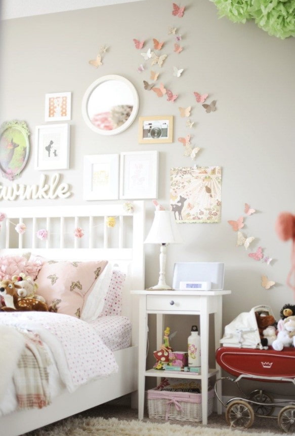 paper butterflies in the nursery paper butterflies in the nursery