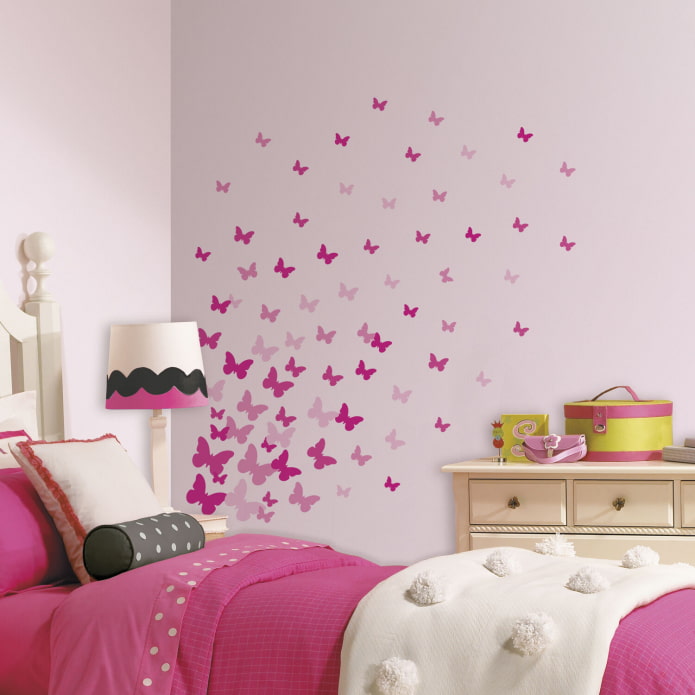 butterfly stickers in the nursery butterfly stickers in the nursery