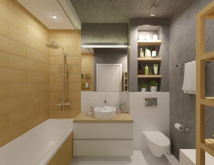 combined bathroom