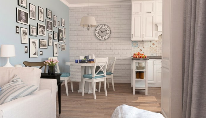 kitchen with paintings on the wall kitchen with paintings on the wall