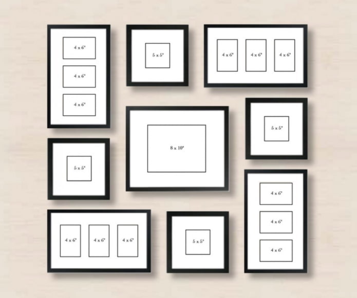 9 posters in the interior